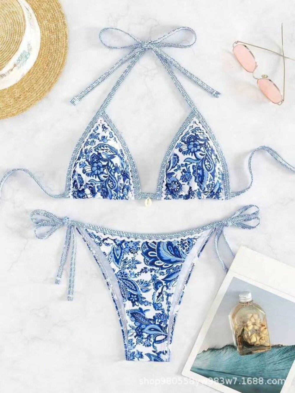 New bikini two-piece swimwear, European and American style with sexy bikini